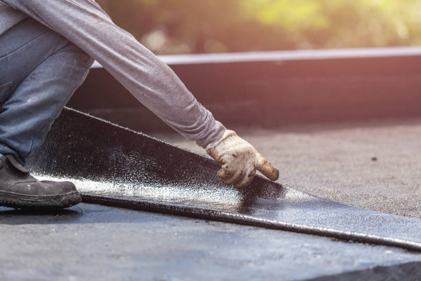 Professional Basement Waterproofing technician working in Sea Girt, NJ